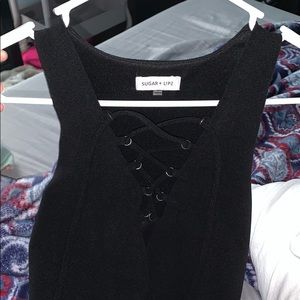 Black sleek body suit!